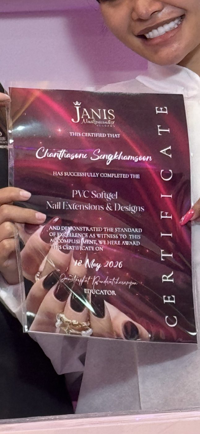 Kursusbevis: JANIS Nail Specialist